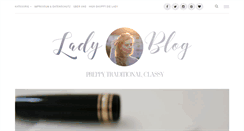 Desktop Screenshot of lady-blog.de